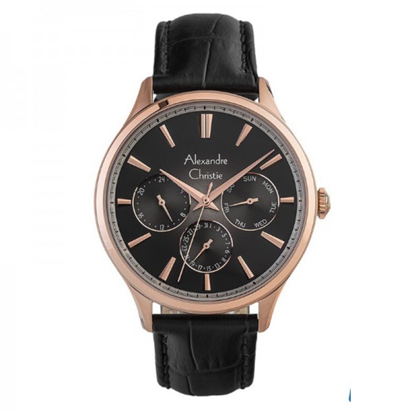 Alexandre Christie AC 6569 Rosegold Black MFLRGBA